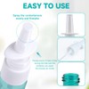 12Pcs Mini Plastic Nasal Spray Bottles - 5Ml Portable Empty