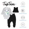 TupTam Baby Clothes Set Body Romper Hat Teddy Bear -
