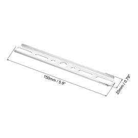 PATIKIL 150mm 5.9 Inch Ceiling Light Plate Kit, 6 Set Pendant Light Fixture Mounting Bracket Crossbar with Screw Nuts Accessories for Chandelier Wall Lighting