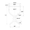 Chefcaptain Margarita Glass Schooner - Set Of 4 JUMBO SIZE