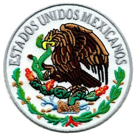 Rubstamper Estados Unidos Mexicanos - Parche bordado para planchar en México, para coser para ropa de chaquetas, sombreros, mochilas, parches de reparación para manualidades