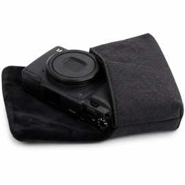 Aqualoach Camera Case for Compact Cameras, Camera Pouch, Digital Camera Case, Brushed Interior, Soft Case, Storage Bag, Portable, Lightweight, Compatible with Ricoh GR GR2 GR3 Canon G7X G9X Sony RX100