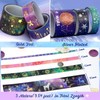 Biuunsf 52 Rolls Washi Tape Set, Gold Foil Galaxy Washi