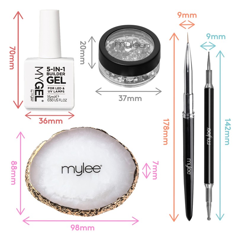Mylee Be Jewelled Nail Art Kit - Thin Liner Brush