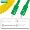 Fibergaga 1m(3ft) OS2 SC/APC to SC/APC Fiber Patch Cable Single