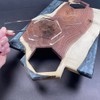 Modern Hexagon Charcuterie Board Handle Acrylic Router Template