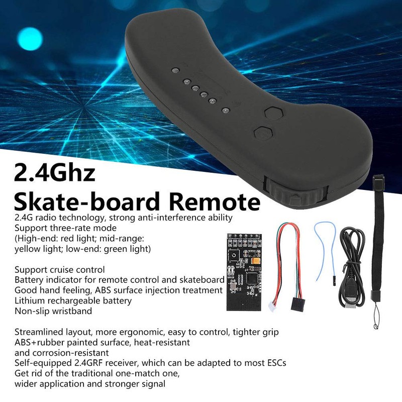 DIY Electric Skateboard, Electric Skateboard Remote Control Wireless DIY 2.4GHz