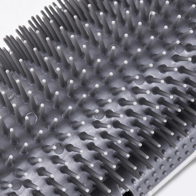 Cat Self Groomer,Soft Cat Wall Corner Massage Comb Grooming Tool,Pet