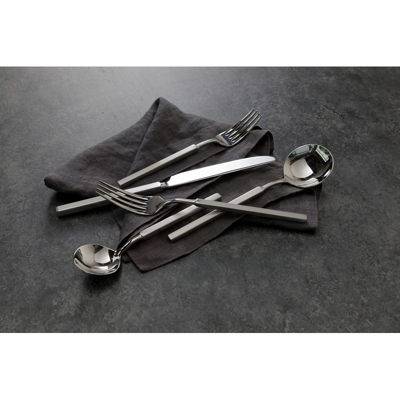 FORTESSA Jaxson 18/10 Stainless Steel Flatware, 5 Piece Place Setting