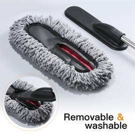 IPELY IPELY 3 Pack Large Microfiber Car Duster Exterior Scratch Free with Extendable, Car Duster Interior Multipurpose dust Cleaning