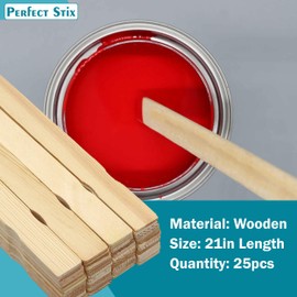 Perfect Stix 21 Inch Paint Paddle. Pack of 25 Paddles