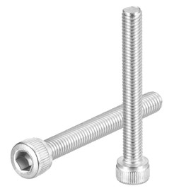 QUARKZMAN Pack of 20 M5-0.8 x 40 Cylinder Screws with Hexagon Socket Cylinder Head Screws Stainless Steel 304 Full Thread Allen Screw Fasteners for Machines