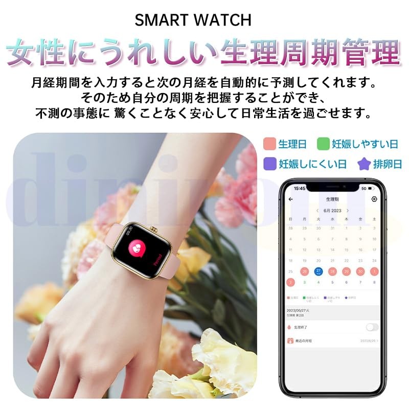 Smartwatch, 1.75 inch Large Screen, 0.3 inches (8.8 mm), Ultra