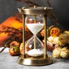 60 Minute Hourglass Sand Timer with Metal Frame, Big Size