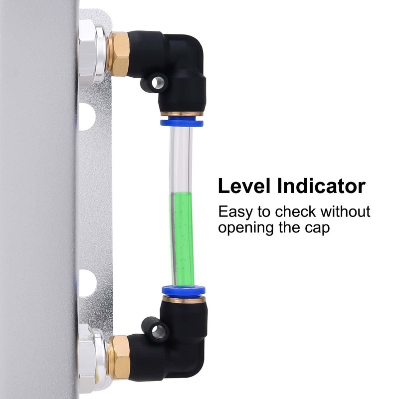 EVIL ENERGY Radiator Coolant Overflow Tank,Coolant Recovery Tank 1L Aluminum