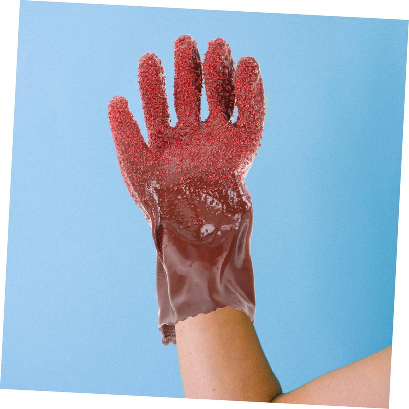 MAGICLULU 2pairs Heavy Duty Reusable Plumbing Gloves Snake Design for