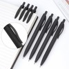 Bribobo 8 Pack Ballpoint Pens Retractable No Bleed Black Click