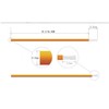 Tent Frame Aluminum Alloy Hollow Pole (7001-T6) Length: 12.5 ft