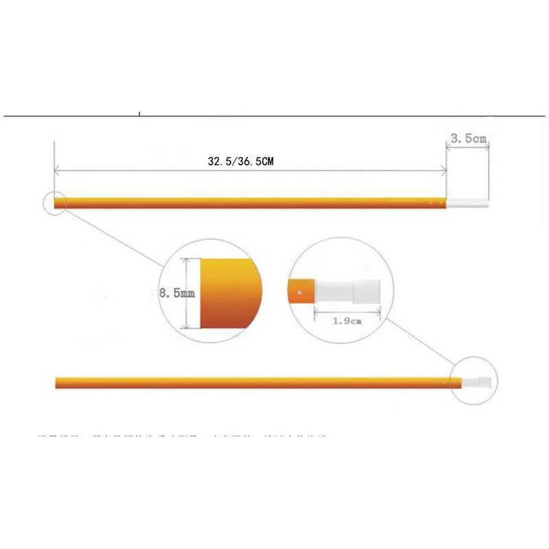 Tent Frame Aluminum Alloy Hollow Pole (7001-T6) Length: 12.5 ft