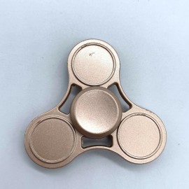 trendy spinner amazing round fidget spinner metal bronze futurist style stress reliever pack 3