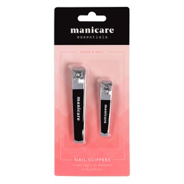 Manicare Duo Pack Nagelknipser für Hand und Zehen, in Schwarz