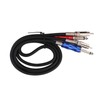 Dual 1/4 Inch TS to Dual RCA Stereo Sound Cable