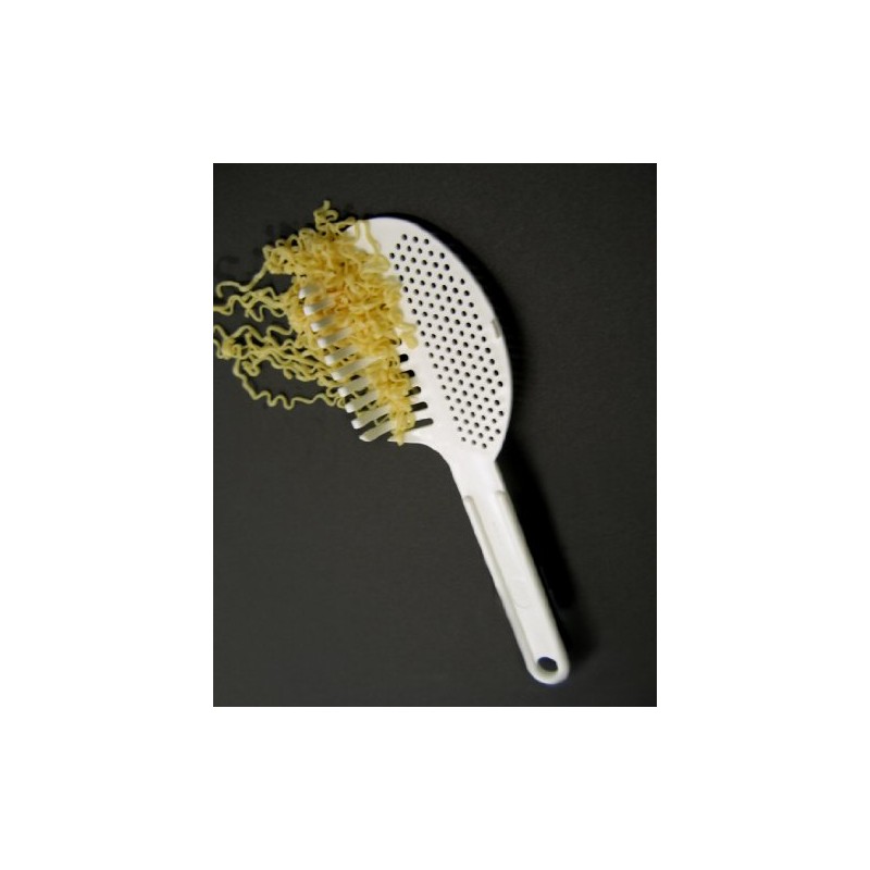 Gadjit Pasta Strain & Serve (Pink) -- Pot Strainer, Two