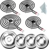 W10196405(8”) W10196406(6”) Electric Stove Burner Drip Pans & MP22YA Electric