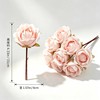 18 Pcs Light Pink Roses Leafless Stems Wedding Bouquet Centerpiece