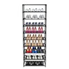 FCH 10-Tier 20 Pairs Shoe Rack, Sturdy Metal Shoe Rack