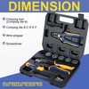 haisstronica 8PCS Crimping Tool Set - Ratchet Wire Crimping Tool