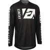 Answer Racing 446732 Men's Syncron Merge Performance Jersey, Black/White, L