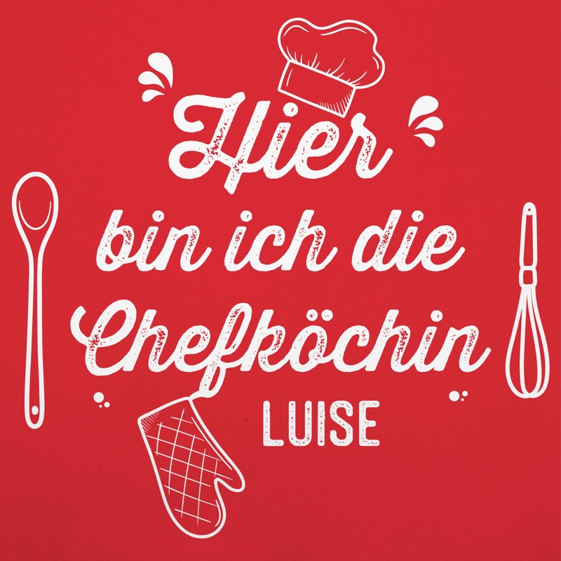 Geschenk mit Namen personalisiert by Shirtracer - Apron - Cooking