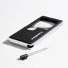 Leuchtturm 305535 Magnifying Glass with Handle and Glass Lens, Metallic