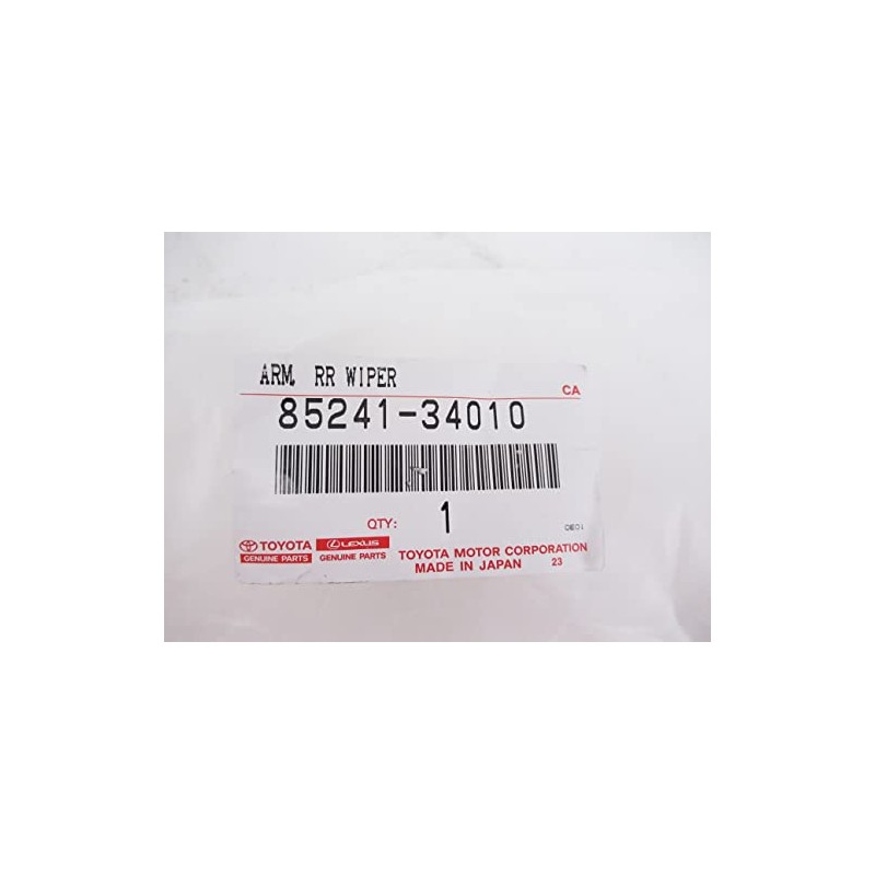 Toyota Genuine Parts - Arm, Rr Wiper (85241-34010)