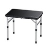 GARLLEN Camping Table with Waterproof High-Density Plastic Tabletop, 3 Adjustable