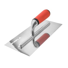 Gunpla 280x130mm Plastering Trowel with Rubber Ergonomic Grip Handle, Drywall Bricks Masonry Mortar Finishing Trowels, Lightweight for Scrape Plasterers Bricklayers Paint Walls Construction Hand Tool