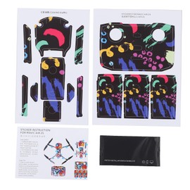 1 Pair PVC Stickers Drone Body Remote Control Stickers Set for DJI Mavic Air 2S ProtectionColorful Graffiti