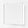 6" x 6" White Plastic Access Panel. Service Shaft Door