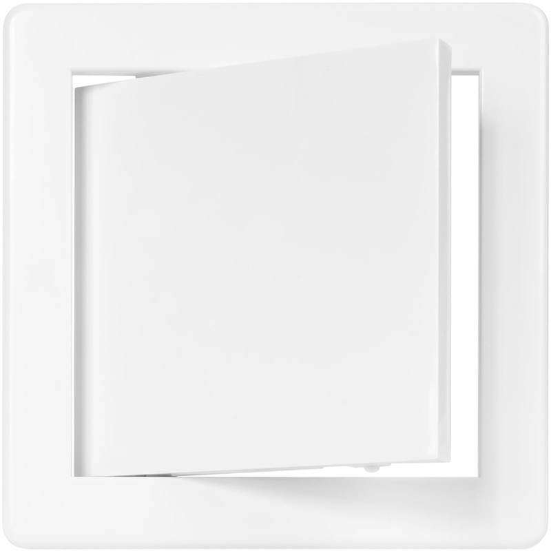 6" x 6" White Plastic Access Panel. Service Shaft Door