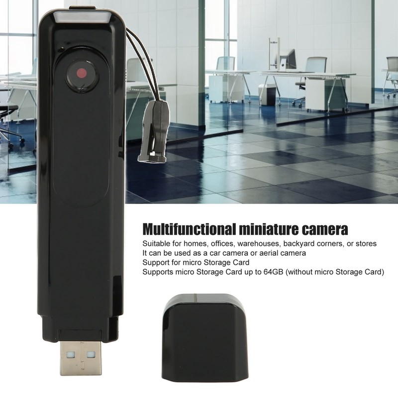 Body Camera HD 1080P Wearable Multifunction Portable Mini Surveillance Camera