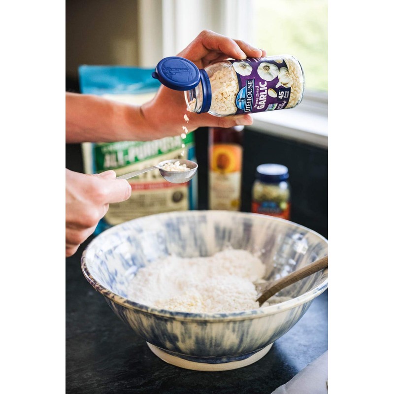 Litehouse Organic Freeze Dried Garlic - Substitute for Fresh &