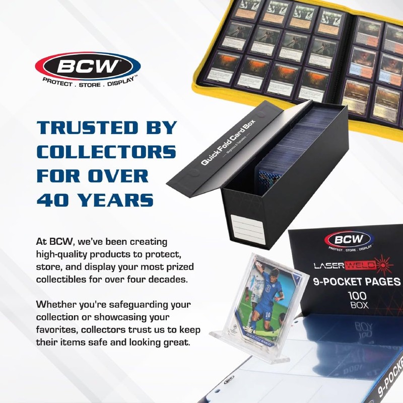 BCW Resealable Graded Card Sleeves | 100 Pack | Universal