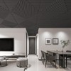 Art3d 12-Pack Drop Ceiling Tiles 2x2 FT, PVC 3D Textured