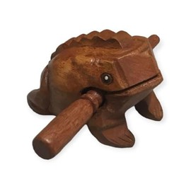 Wooden Frog Mini Guillo, Musical Instrument, Ethnic Musical Instrument, Frog, Squeak, Lucky Charm