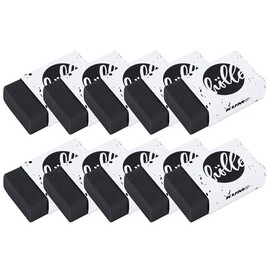 KUM AZ5091216 - Eraser Woman Hell, 10 Erasers Black