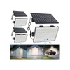 LumiZen Solar Outdoor Lights, 3800LM LED Flood Lights with 16.4