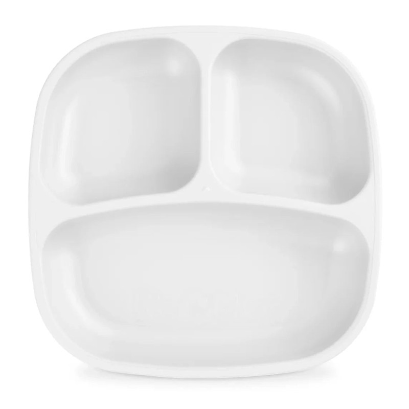 Re-Play Divided Plate Single, Lime Green