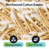 50 Biodegradable Long Cotton Swabs - 8 Inch Cotton Swabs