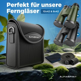 AlpinSpirit Binoculars Green and Black, black, casual/sporty